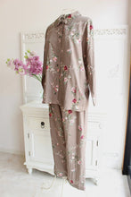 画像をギャラリービューアに読み込む, IKUKO Wガーゼ花柄プリント パジャマ