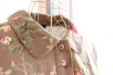 画像をギャラリービューアに読み込む, IKUKO Wガーゼ花柄プリント パジャマ