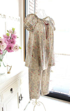 画像をギャラリービューアに読み込む, IKUKO ダブルガーゼ花柄プリント 半袖 パジャマ