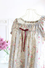 画像をギャラリービューアに読み込む, IKUKO ダブルガーゼ花柄プリント 半袖 パジャマ