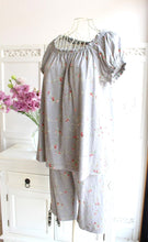 画像をギャラリービューアに読み込む, IKUKO 60接結花柄プリント パジャマ