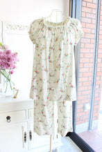 画像をギャラリービューアに読み込む, IKUKO 60接結花柄プリント パジャマ