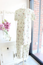 画像をギャラリービューアに読み込む, IKUKO 60接結花柄プリント パジャマ
