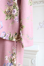 画像をギャラリービューアに読み込む, IKUKO スムース花柄プリント 全開パジャマ