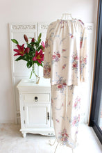 画像をギャラリービューアに読み込む, IKUKO スムース花柄プリント ラグランスリーブパジャマ