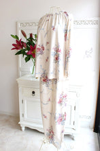 画像をギャラリービューアに読み込む, IKUKO スムース花柄プリント ラグランスリーブパジャマ