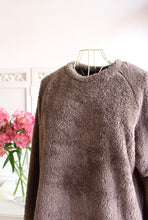 画像をギャラリービューアに読み込む, IKUKO 綾ネル花柄プリント&シープボア パジャマ