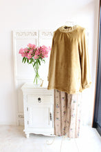 画像をギャラリービューアに読み込む, IKUKO ベロアボンバーフリース&ダブルガーゼ起毛花柄プリント パジャマ