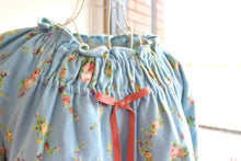 画像をギャラリービューアに読み込む, IKUKO 綾ネル花柄プリント ギャザーパジャマ