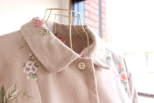 画像をギャラリービューアに読み込む, IKUKO 綾ネル花柄プリント 襟付きパジャマ