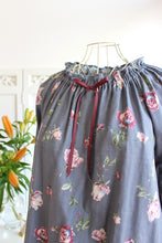 画像をギャラリービューアに読み込む, IKUKO ダブルガーゼ花柄プリント ラグランスリーブ長袖パジャマ