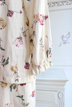 画像をギャラリービューアに読み込む, IKUKO ダブルガーゼ花柄プリント ラグランスリーブ長袖パジャマ