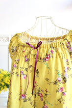 画像をギャラリービューアに読み込む, IKUKO ダブルガーゼ花柄プリント フレンチスリーブパジャマ