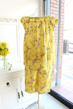 画像をギャラリービューアに読み込む, IKUKO ダブルガーゼ花柄プリント フレンチスリーブパジャマ