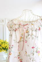 画像をギャラリービューアに読み込む, IKUKO ダブルガーゼ花柄プリント フレンチスリーブパジャマ