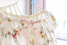 画像をギャラリービューアに読み込む, IKUKO ダブルガーゼ花柄プリント フレンチスリーブパジャマ