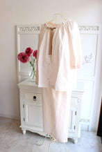 画像をギャラリービューアに読み込む, IKUKO オーガニックコットンダブルガーゼ 七分袖パジャマ