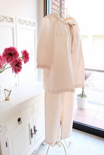 画像をギャラリービューアに読み込む, IKUKO オーガニックコットンダブルガーゼ 七分袖パジャマ