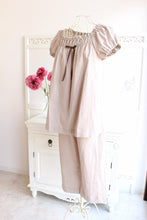 画像をギャラリービューアに読み込む, IKUKO オーガニックコットンダブルガーゼ パフスリーブパジャマ