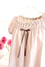 画像をギャラリービューアに読み込む, IKUKO オーガニックコットンダブルガーゼ パフスリーブパジャマ