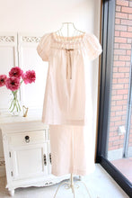 画像をギャラリービューアに読み込む, IKUKO オーガニックコットンダブルガーゼ パフスリーブパジャマ