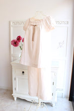 画像をギャラリービューアに読み込む, IKUKO オーガニックコットンダブルガーゼ パフスリーブパジャマ