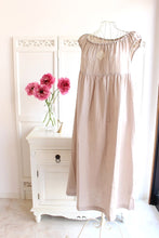 画像をギャラリービューアに読み込む, IKUKO オーガニックコットンダブルガーゼ フレンチスリーブネグリジエ