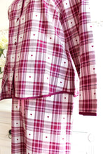 画像をギャラリービューアに読み込む, Cyberjammies(サイバージェイミーズ) チェック×♡長袖パジャマ