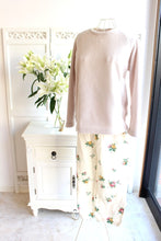 画像をギャラリービューアに読み込む, IKUKO フリース&Wガーゼ起毛花柄パジャマ