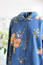 画像をギャラリービューアに読み込む, IKUKO 綾ネル花柄襟付パジャマ