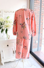 画像をギャラリービューアに読み込む, IKUKO 綾ネル花柄丸首パジャマ