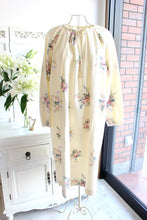 画像をギャラリービューアに読み込む, IKUKO 綾ネル花柄かぶりタイプネグリジェ
