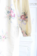 画像をギャラリービューアに読み込む, IKUKO 綾ネル花柄かぶりタイプネグリジェ