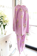 画像をギャラリービューアに読み込む, IKUKO 綾ネル花柄プリントパジャマ