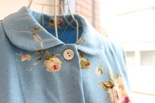 画像をギャラリービューアに読み込む, IKUKO 天竺花柄プリント 襟付き半袖パジャマ