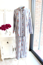 画像をギャラリービューアに読み込む, IKUKO ダブルガーゼ花柄プリント 襟付きパジャマ