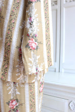 画像をギャラリービューアに読み込む, IKUKO ダブルガーゼ花柄プリント 襟付きパジャマ