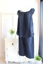 画像をギャラリービューアに読み込む, 【50%OFF!】IKUKO Wガーゼ 無地・ストライプ ノースリーブパジャマ