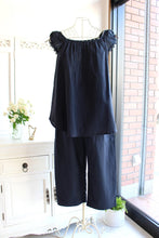 画像をギャラリービューアに読み込む, 【50%OFF!】IKUKO Wガーゼ 無地・ストライプ ノースリーブパジャマ