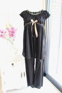 IKUKO　ビンテージワッシャーサテン　パジャマ