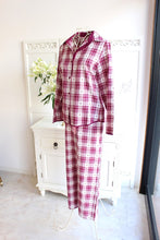 画像をギャラリービューアに読み込む, Cyberjammies（サイバージェイミーズ）　チェック×♡長袖パジャマ
