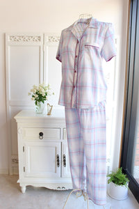 Cyberjammies（サイバージェイミーズ）　チェック半袖パジャマ