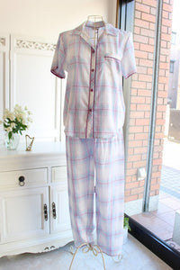 Cyberjammies（サイバージェイミーズ）　チェック半袖パジャマ
