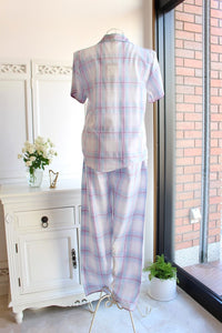 Cyberjammies（サイバージェイミーズ）　チェック半袖パジャマ